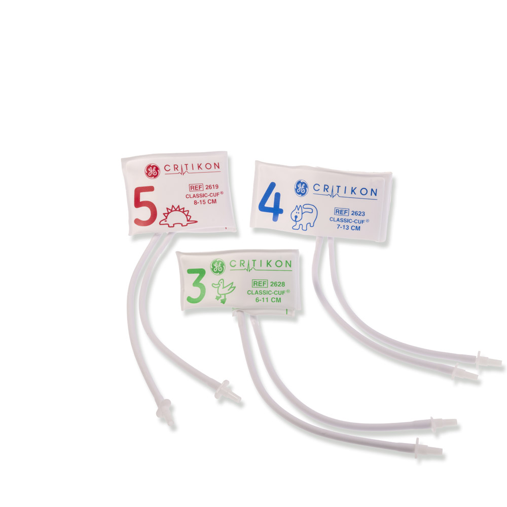 Assortment Pack CLASSIC-CUF 2 TB Slip Luer, 1 Neo #3, 1 Neo #4, 1 Neo #5, 3 cuffs/box Assortment Pack CLASSIC-CUF 2 TB Slip Luer, 1 Neo #3, 1 Neo #4, 1 Neo #5, 3 cuffs/box