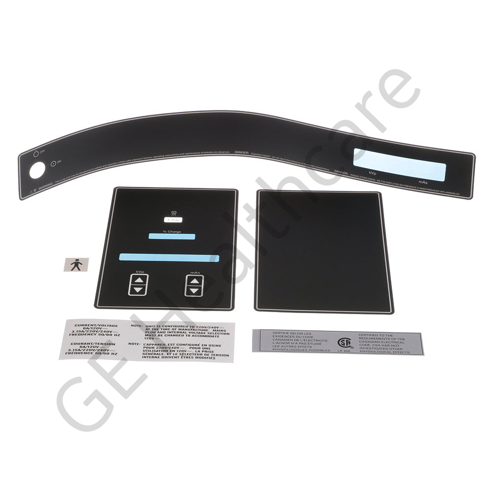 AMX 4 Labels for Top Cover Kit AMX 4 Labels for Top Cover Kit