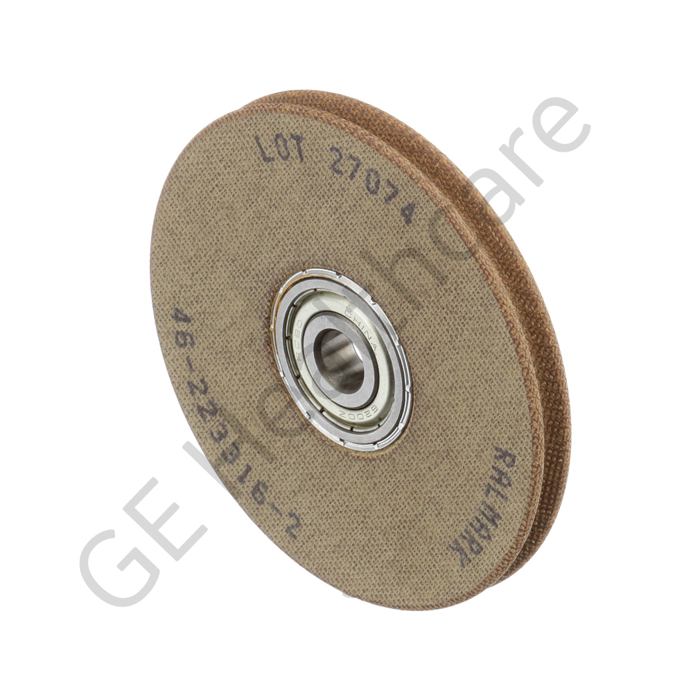 Round Belt Pulley ID 0.393 OD 3.50 Face 0.346