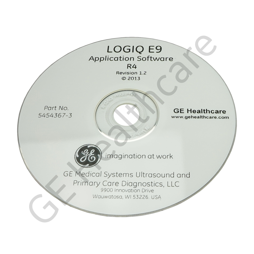 LOGIQ E9 Application Software Version R4 Revision 1.2