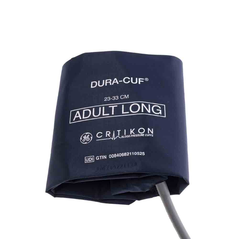 DURA-CUF* Cuff, Adult LONG, 1-Tube Screw, Navy (box of 5)