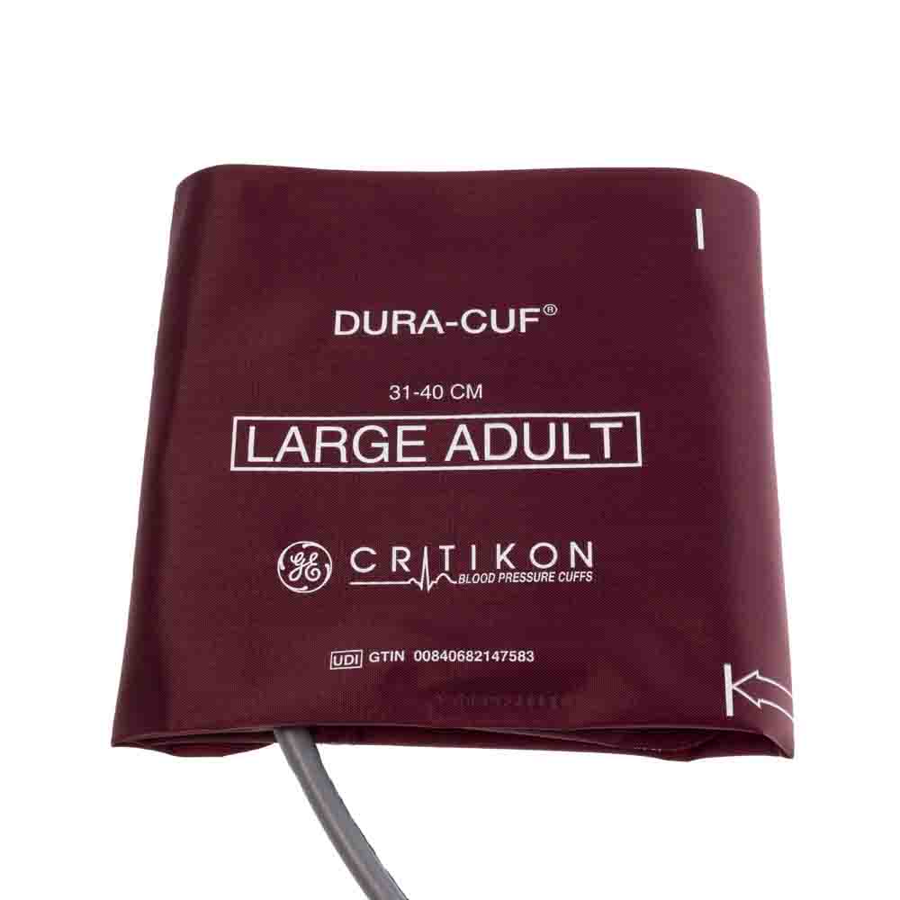 DURA-CUF* Cuff, Large Adult, 1-Tube Screw, Wine (box of 5)