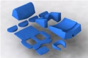 Breast Array Pad Kit for use with M3087JG, M3335LA Coils Breast Array Pad Kit for use with M3087JG, M3335LA Coils