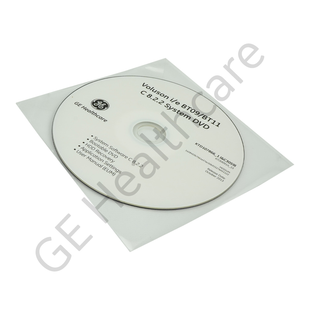System DVD Voluson I/E 8.2.2 System DVD Voluson I/E 8.2.2
