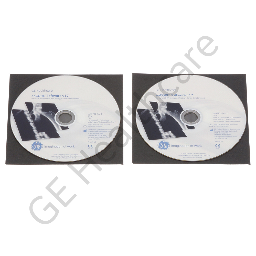 Assembly, Software, APP enCORE 17SP4 for Prodigy, iDXA Assembly, Software, APP enCORE 17SP4 for Prodigy, iDXA
